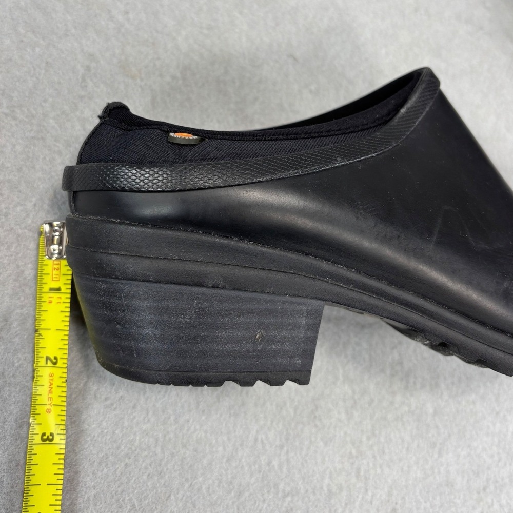 BOGS Women's Vista Clog Waterproof Rain Shoe Black size 8 gardening walking - Picture 6 of 6